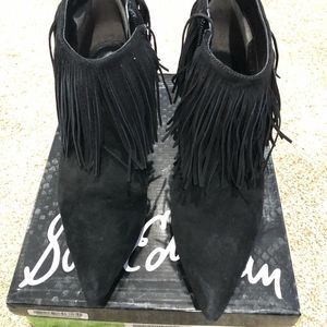 Fringe booties